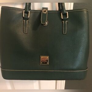 Saffiano Perry Satchel in Ivy, new with tags and dust bag